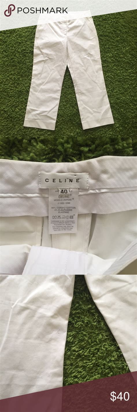 celine pants woman|authentic Celine pants.